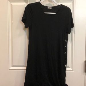 Black t shirt dress